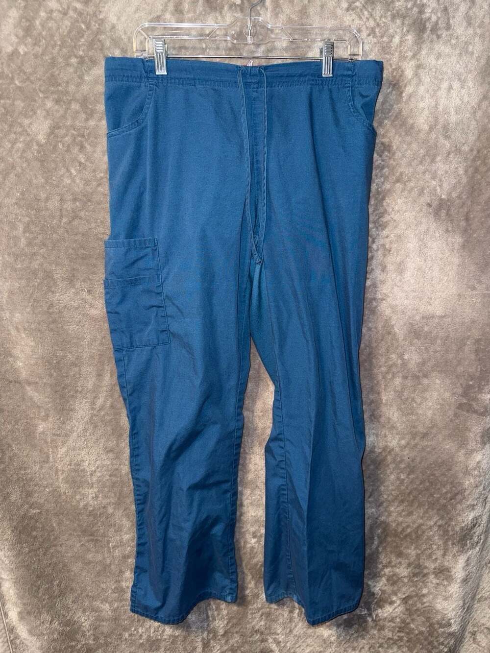 Dickies Women's Elastic Waist Cargo Scrub Pants in Teal